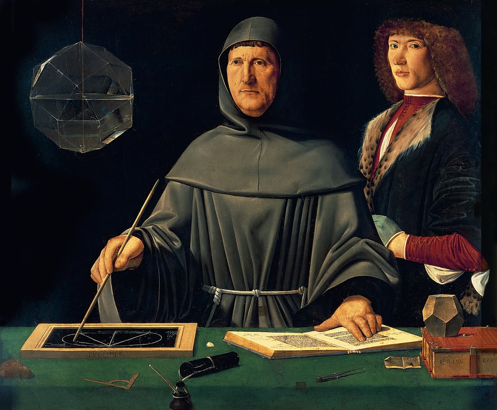 Portrait de Luca Pacioli (c144-c.1514) 1495